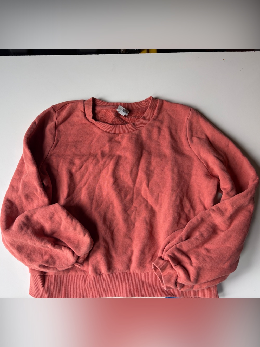 a new day Coral Pink Crewneck Sweatshirt